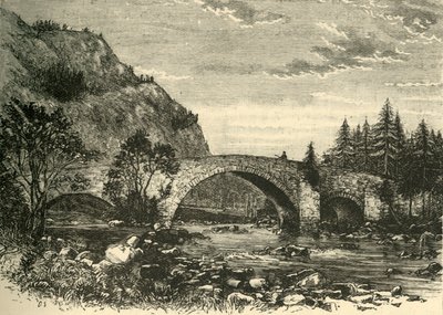 Starý most v Invercauldu, 1898. od Unbekannt
