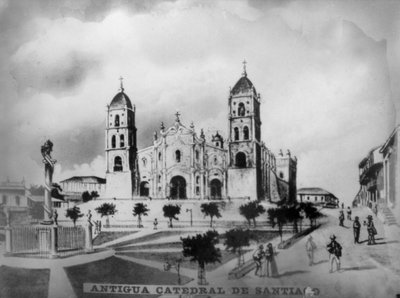 Stará katedrála v Santiagu de Cuba, 1523, 20. léta 20. století od Unbekannt
