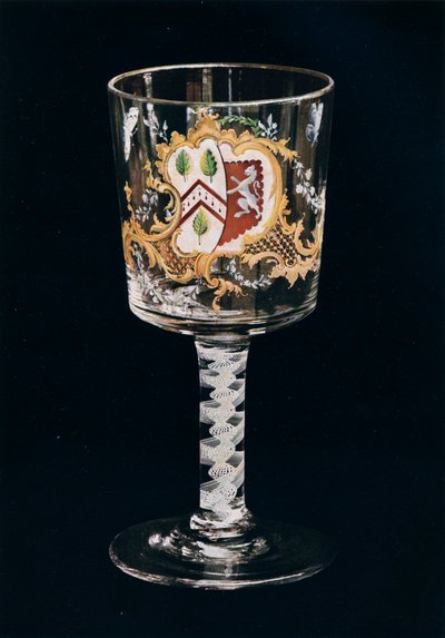 Starý anglický skleněný pohár, c1775 od Unbekannt