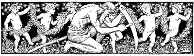 Starý otec Čas brousil kosu, 1891 od Unbekannt