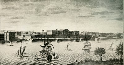 Old Fort William, od řeky, 1754, 1925. od Unbekannt