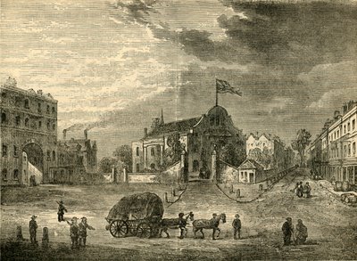 Old Kensington Church, asi 1750, c1876. od Unbekannt