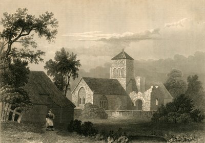 Old Shoreham Church, 1835. od Unbekannt