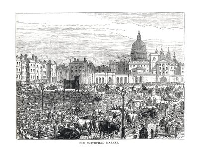 Old Smithfield Market, 1878 od Unbekannt
