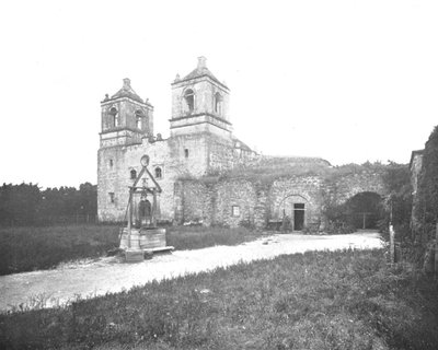 Stará španělská mise, San Antonio, Texas, USA, c1900. od Unbekannt