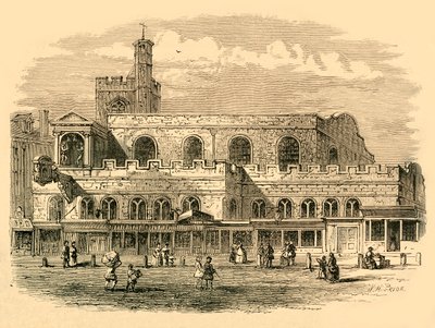 Starý kostel sv. Dunstana, 1814, 1897. od Unbekannt