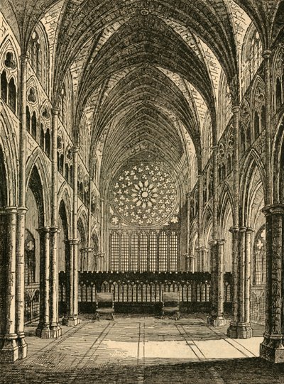 Starého svatého Pavla. - Interiér, pohled na východ, 1897. od Unbekannt