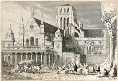 Stará katedrála svatého Pavla, City of London, 1660 od Unbekannt