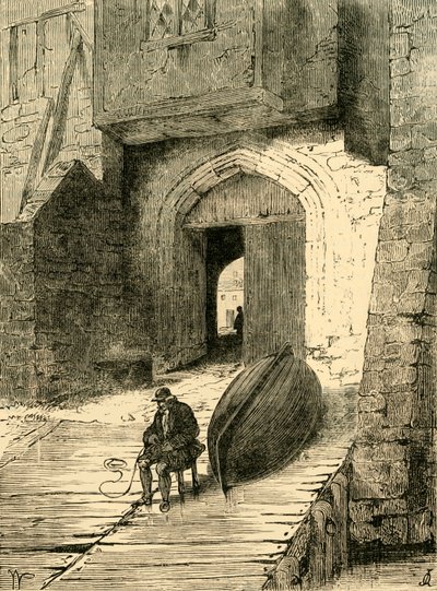 Old Whitehall Stairs, c1878. od Unbekannt