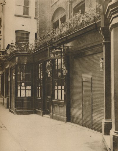Olde Dr. Butlers Head, založená v Masons Avenue v roce 1616, c1935. od Unbekannt