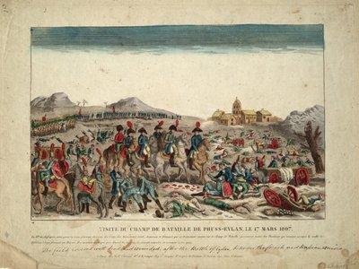 Na bitevním poli Eylau, 1807 od Unbekannt
