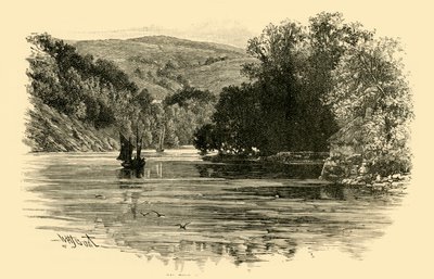 On the Dart at Waynfleet, 1898. od Unbekannt
