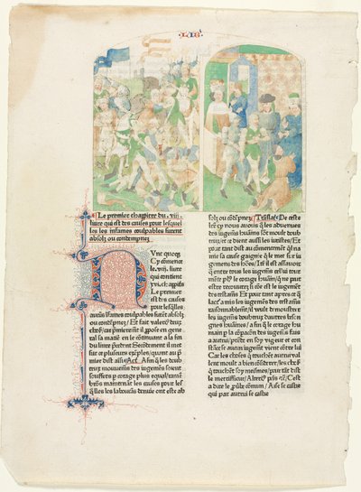 Úvodní stránka knihy VIII Valerius Maximuss 1476 od Unbekannt