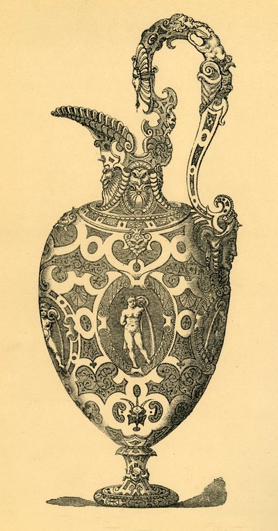 Původní návrh na vázu nebo konvici, 1881. od Unbekannt