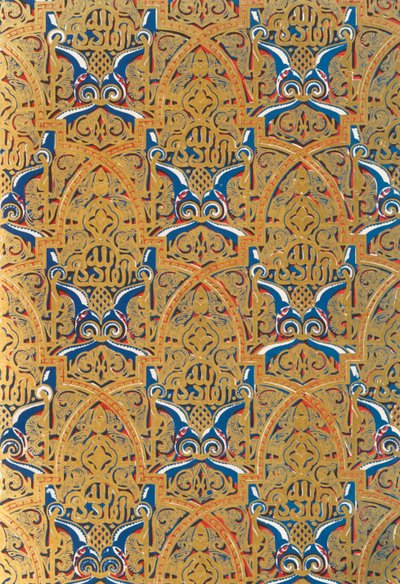 Ornament v panelech na zdech, sál velvyslanců, 1907. od Unbekannt