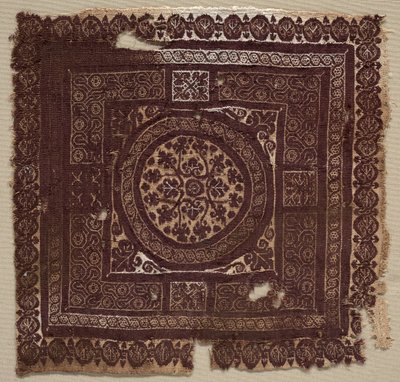 Ornament se symbolickými prokládanými uzly, 400-600. od Unbekannt