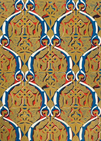 Ornamenty v panelech, Dvůr mešity, 1907. od Unbekannt