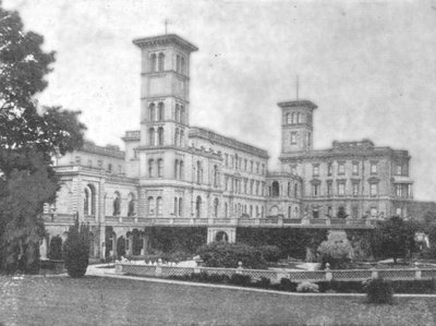 Osborne House v době Victorie, 1901. od Unbekannt