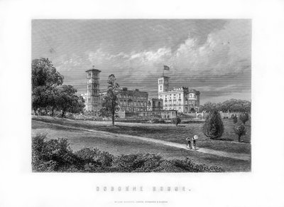 Osborne House, bývalá královská rezidence v East Cowes, Isle of Wight, Anglie, 1899 od Unbekannt