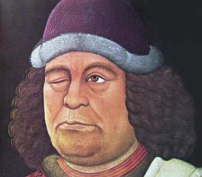 Detail Oswalda von Wolkenstein, 30. léta 14. století od Unbekannt