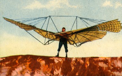 Kluzák Otto Lilienthala, 90. léta 19. století, 1932. od Unbekannt