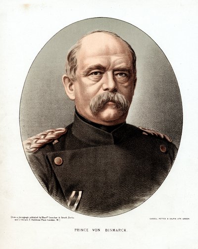 Otto von Bismarck, německý státník, c1880 od Unbekannt