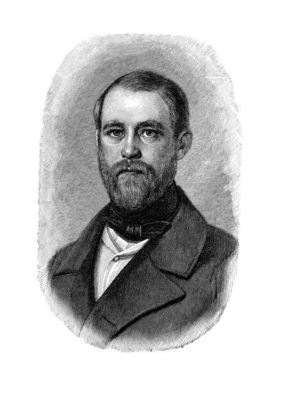 Otto von Bismarck německý státník, když konzervativní poslanec a inspektor Dykes, 1850 od Unbekannt