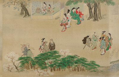 Venkovní zábavy, období Edo, 1615-1868. od Unbekannt