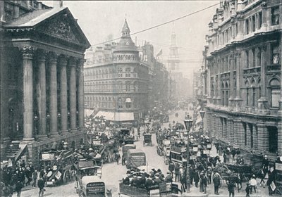 Mimo Mansion House, City of London, 9:00, c1901 1901 od Unbekannt