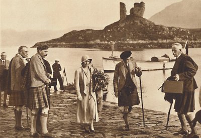 Přes moře na Skye - přistání na Skye z jachty Golden Hind, 1933 1937 od Unbekannt