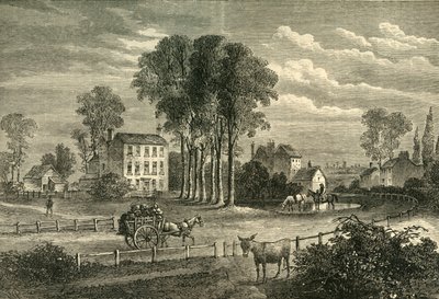 Paddington Green v roce 1750, c1876. od Unbekannt