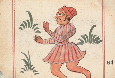 Stránka z Knihy znamení, ca. 1800. od Unbekannt