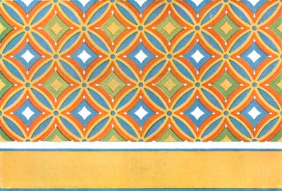 Malovaný strop v hrobce Amenemheta v Thébách, Egypt, 1928. od Unbekannt