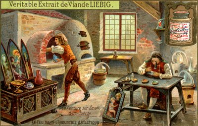 Malba emaily v 17. století, c1900 od Unbekannt