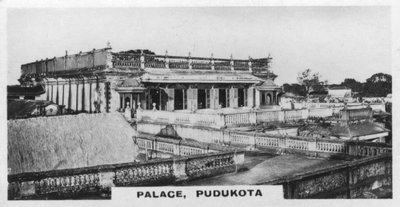 Palác, Pudukottai, Tamil Nadu, Indie, c1925 od Unbekannt