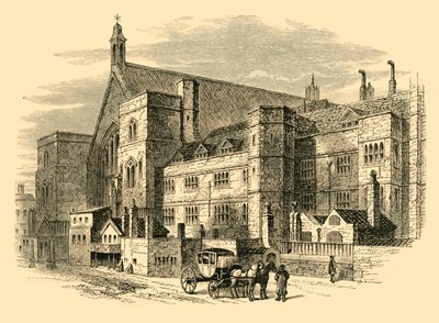 Palace Yard v osmnáctém století, 1881. od Unbekannt