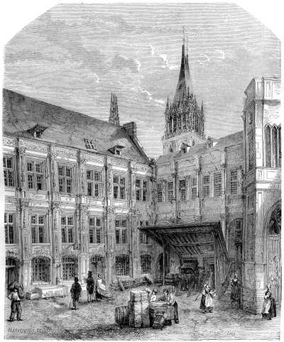 Komorní palác, Rouen, Francie, 1882-1884 od Unbekannt