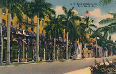 Palm Beach Hotel, Palm Beach, Florida, c1940 od Unbekannt