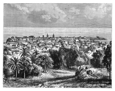 Panama City z hory Ancon, c1890 od Unbekannt