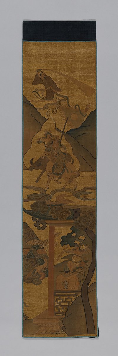 Panel Furnishing Fabric, Čína, dynastie Qing 1644-1911, 18001900. od Unbekannt