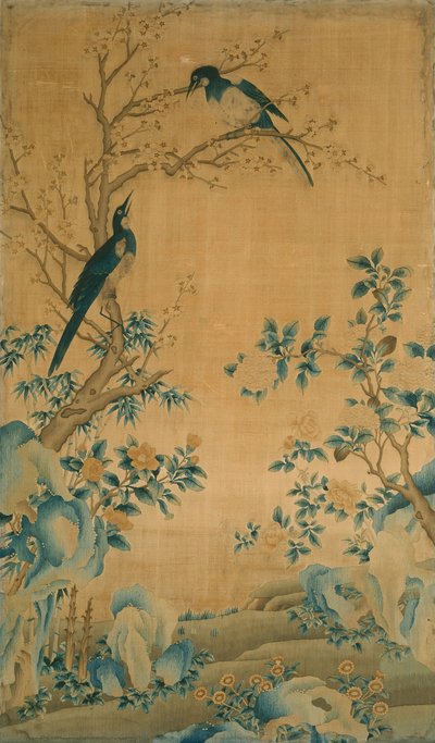 Panel Furnishing Fabric, Čína, dynastie Qing 1644-1911, 17501800. od Unbekannt