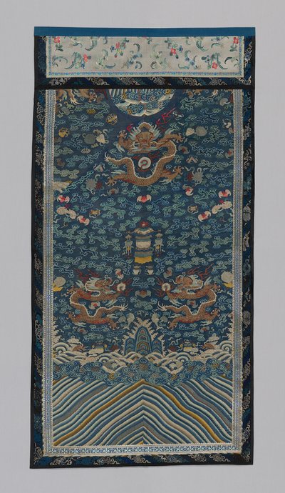 Panel Furnishing Fabric, Čína, dynastie Qing 1644-1911, 18751900. od Unbekannt