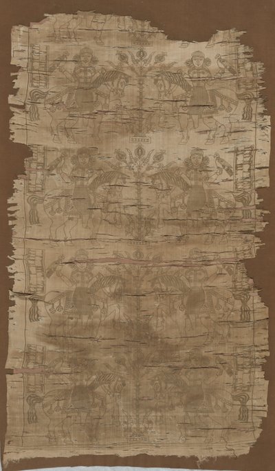 Panel se sokolníky, 1516-1955. od Unbekannt