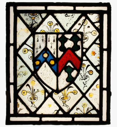 Panel s Heraldickým štítem Johnson, Velká Británie, ca. 1500. od Unbekannt
