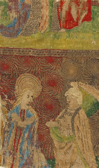 Panel se zvěstovateli Panny Marie a Gabriela, německy, 15. století. od Unbekannt