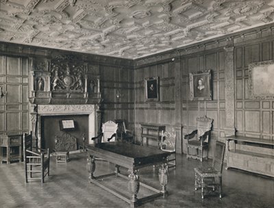 Obložený pokoj ze starého paláce, Bromley-By-Bow, 1927 od Unbekannt