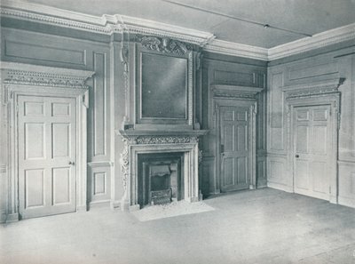 Panelová místnost, počátek osmnáctého století, 26, Hatton Garden, 1907 od Unbekannt