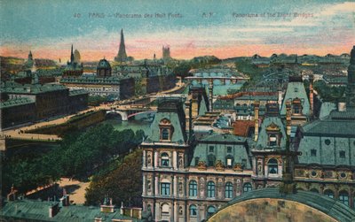 Panorama osmi mostů, Paříž, c1920 od Unbekannt