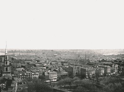 Panorama města Boston, USA, 1895. od Unbekannt