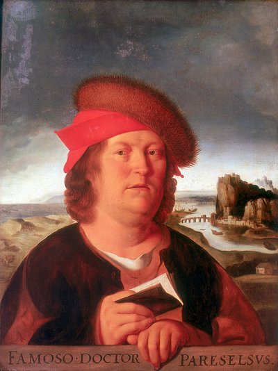 Paracelsus Aracelsus 1493-1541, německý lékař a alchymista švýcarského původu od Unbekannt